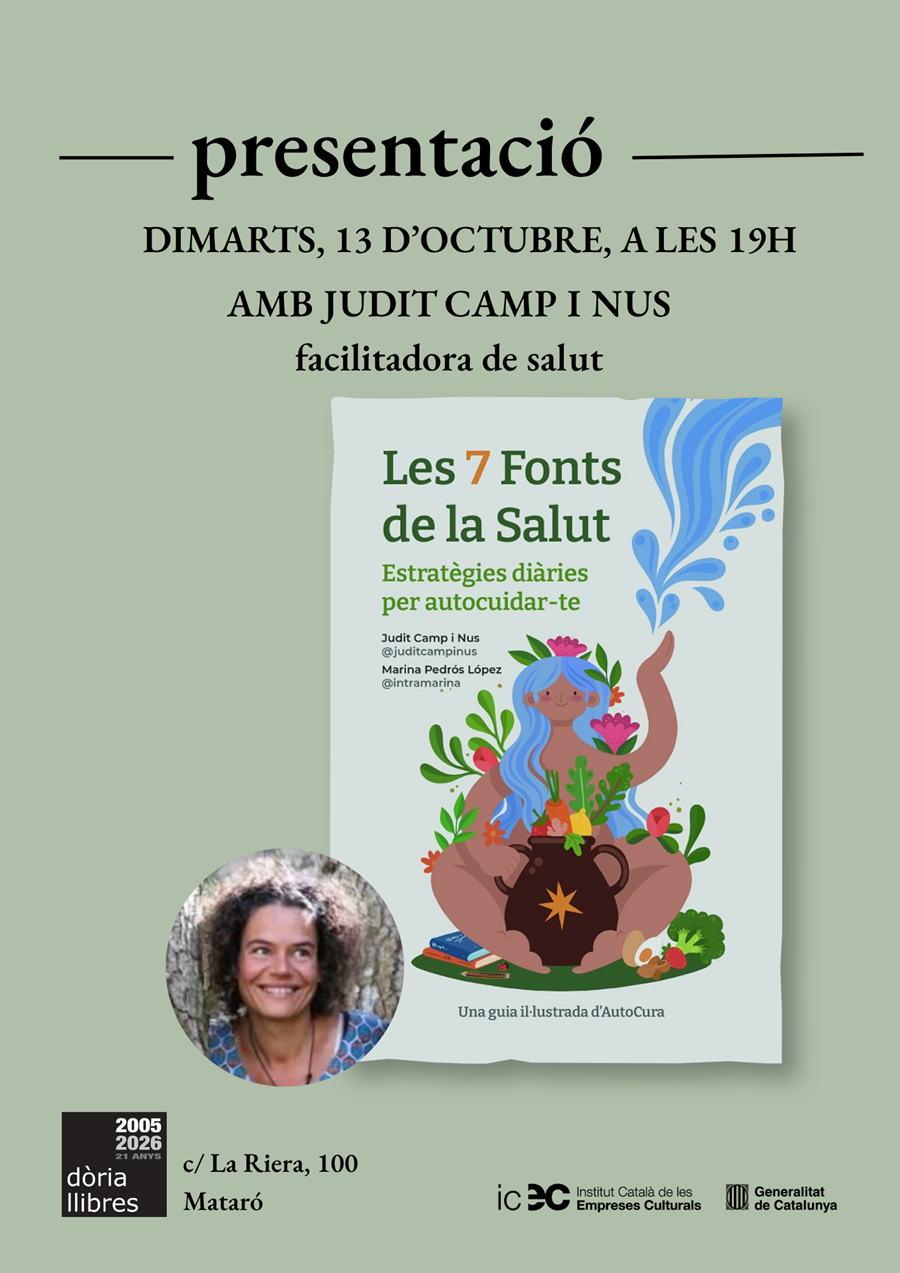 Presentació "Les 7 fons de la salut" de Judit Camps i Niu  - 