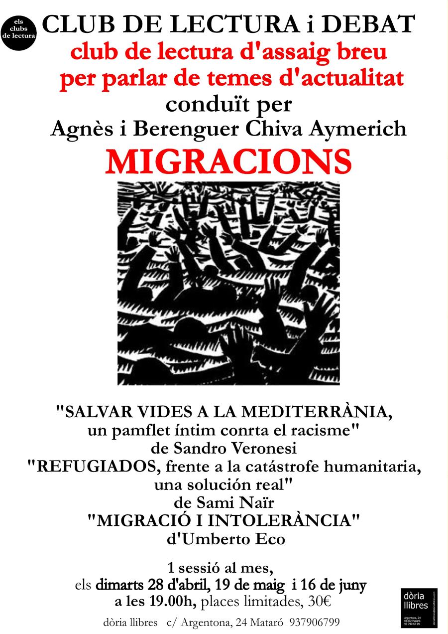 CLUB DE LECTURA I DEBAT CONDUÏT PER AGNÈS I BERENGUER CHIVA AYMERICH - 