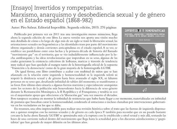 INVERTIDOS Y ROMPEPATRIAS | 9788409143467