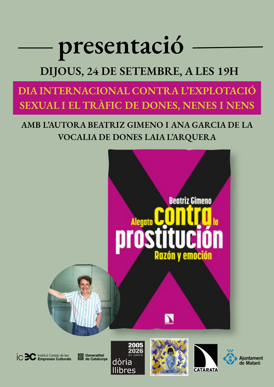 Presentació "Alegato contra la prostitución. Razón y emoción" de Beatriz Giménez - 