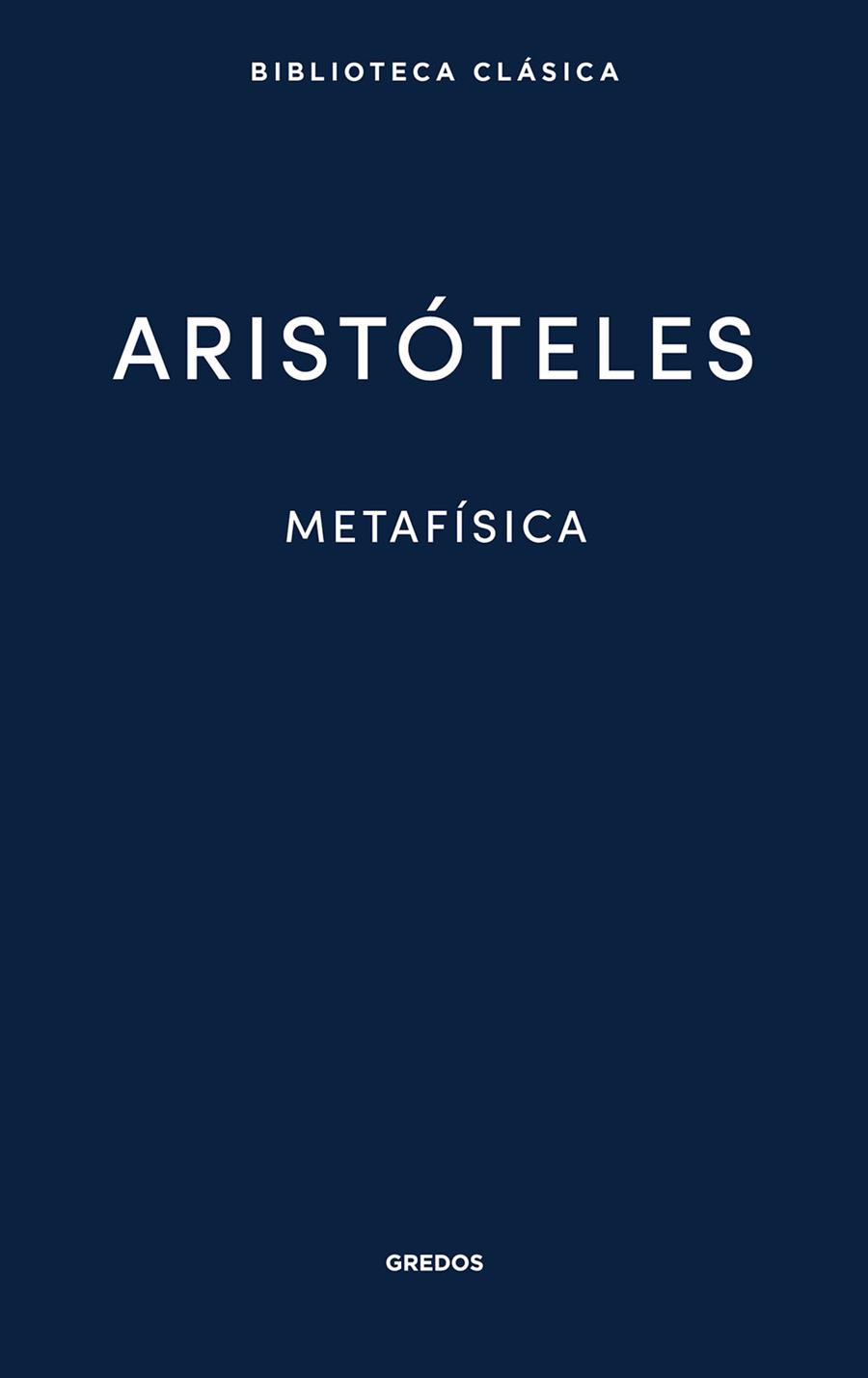 METAFÍSICA | 9791387896294 | ARISTÓTELES
