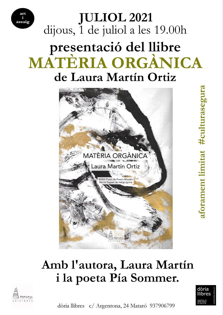 PRESENTACIÓ DEL LLIBRE MATÈRIA ORGÀNICA - 