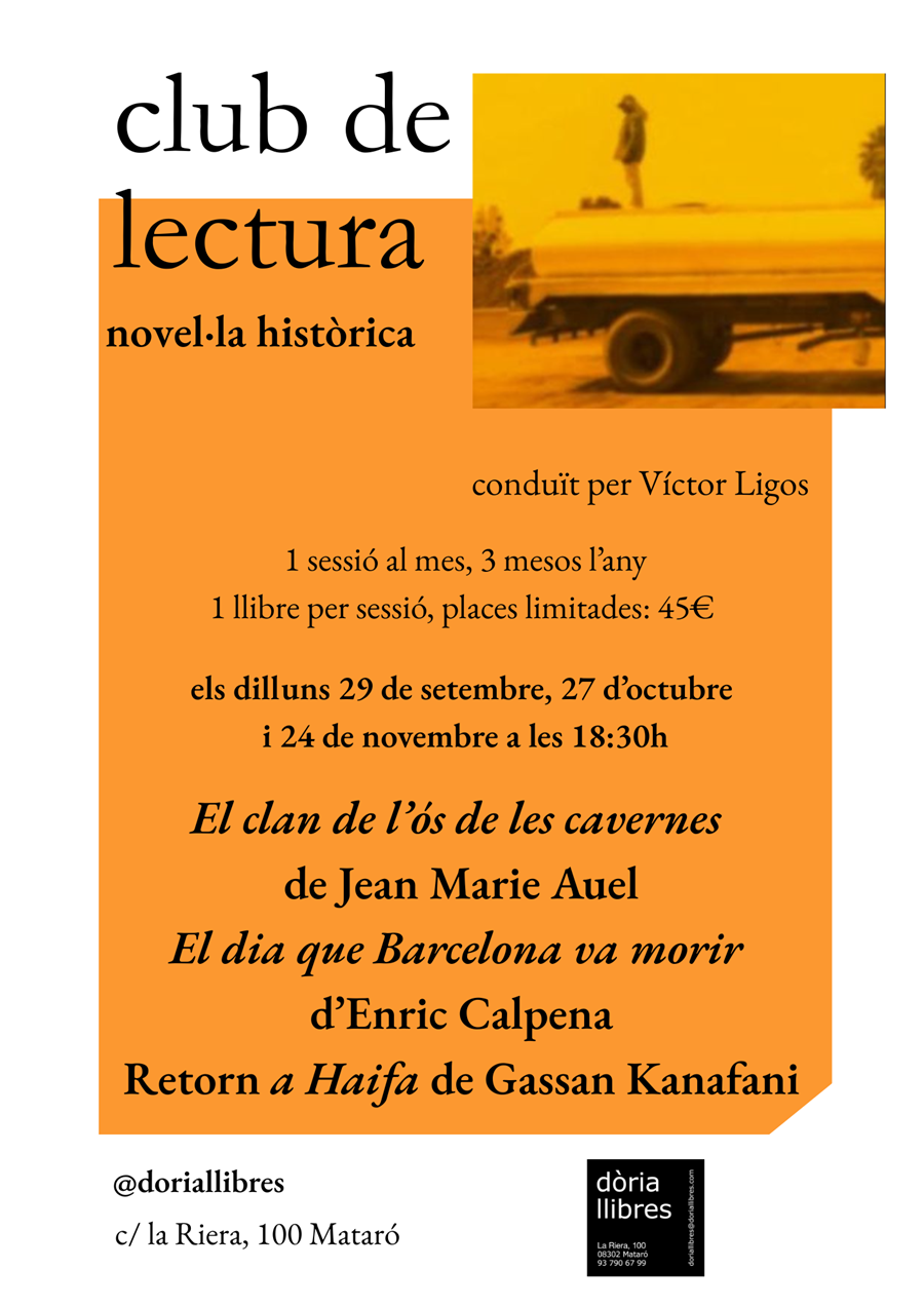 club de lectura novel·la històrica - 