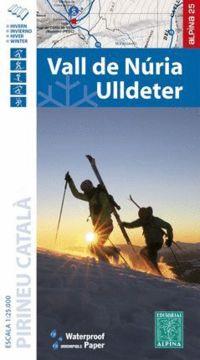 MAPA VALL DE NURIA ULLDETER 1:25000 (WATERPROOF) | 9788480908535