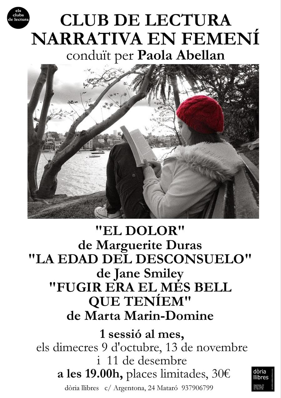 CLUB DE LECTURA DE NARRATIVA EN FEMENÍ - 