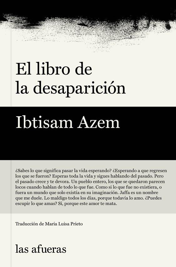 EL LIBRO DE LA DESAPARICIÓN | 9791399131123 | AZEM, IBTISAM