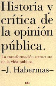 HISTORIA Y CRÍTICA DE LA OPINIÓN PÚBLICA | 9788425220159 | HABERMAS, JURGEN