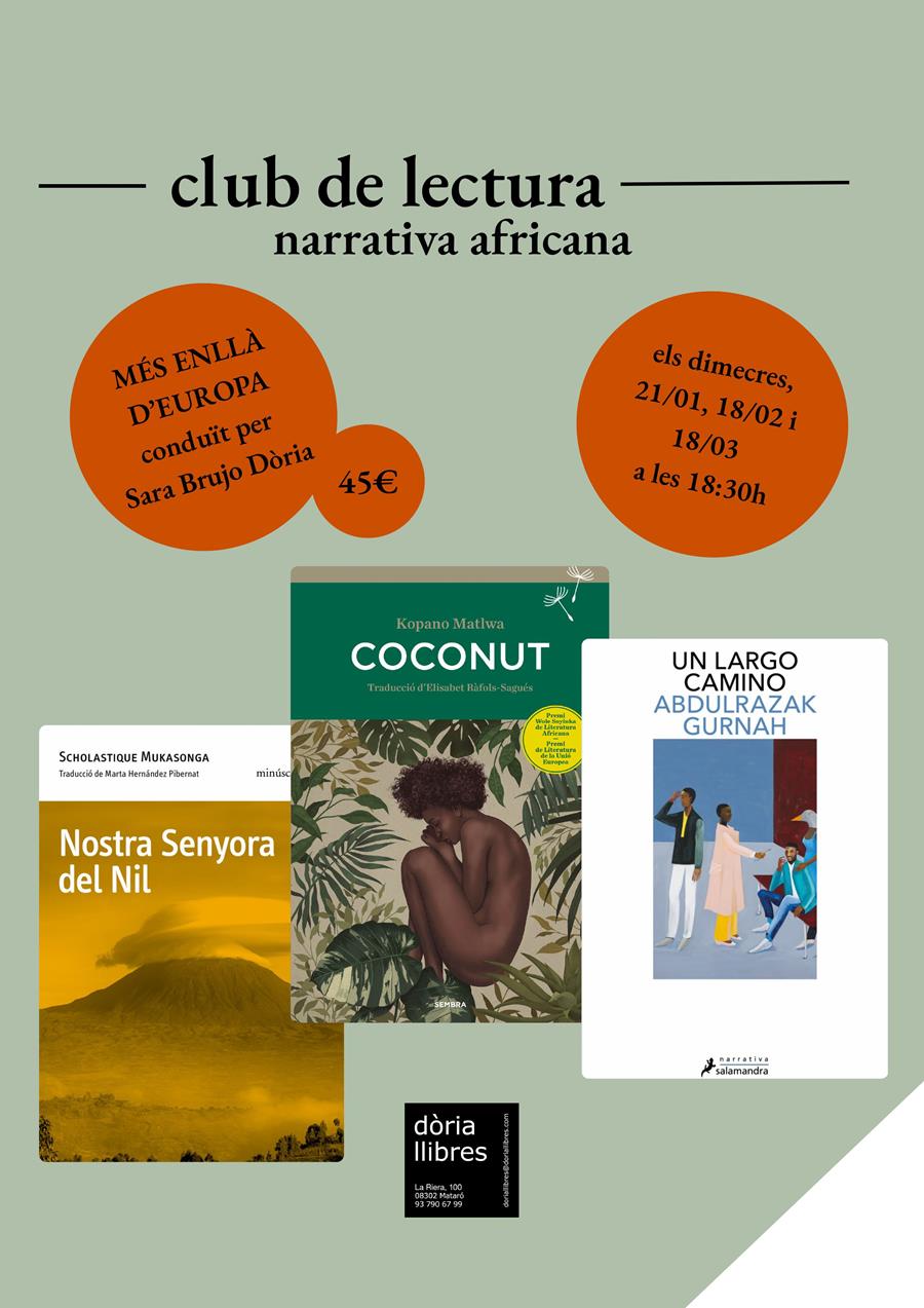 Club de lectura Més enllà d'Europa, narrativa africana - 