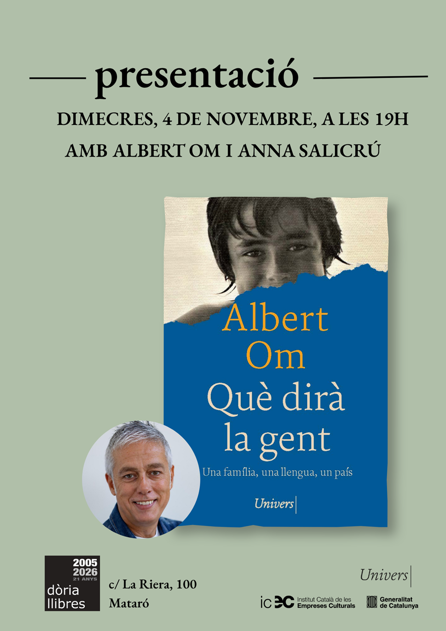 Presentació "Què dirà la gent" d''Albert Om - 