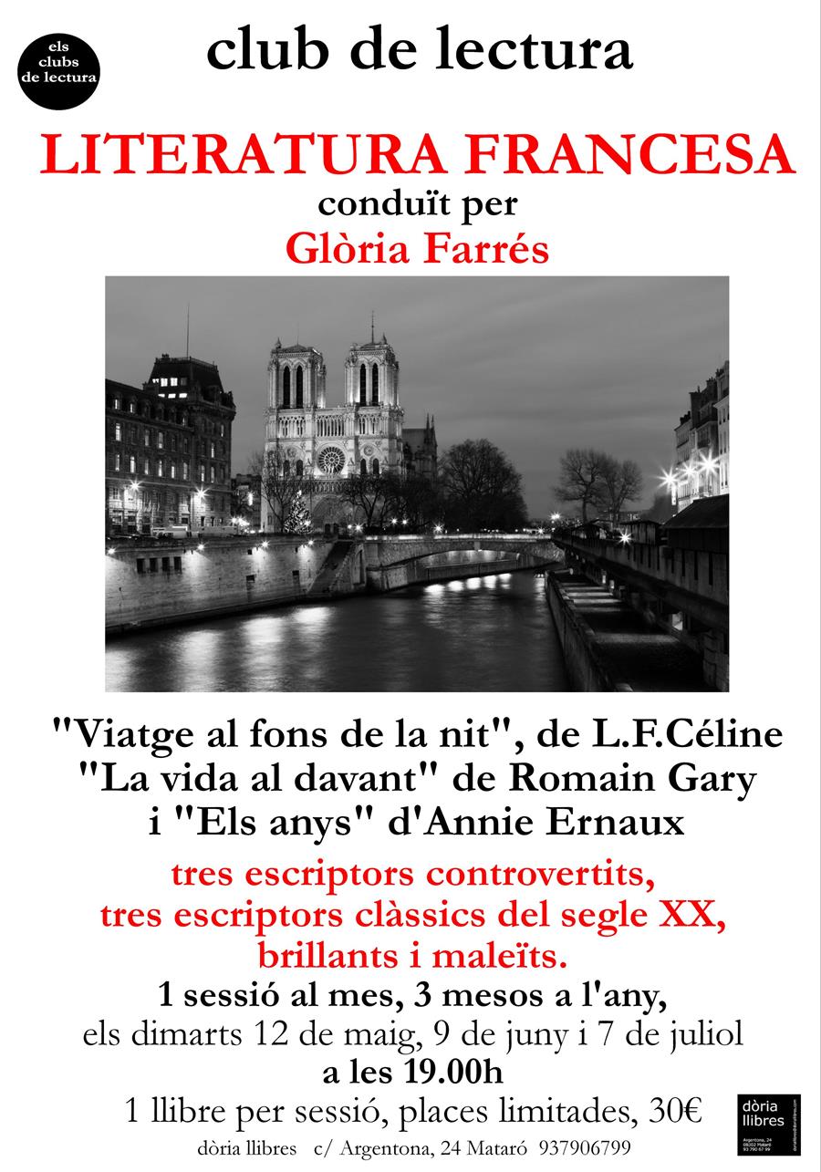 CLUB DE LECTURA DE LITERATURA FRANCESA - 