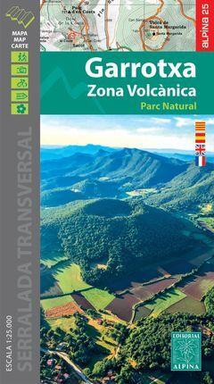 GARROTXA ZONA VOLCANICA 1:25.000 -ALPINA | 9788480909495