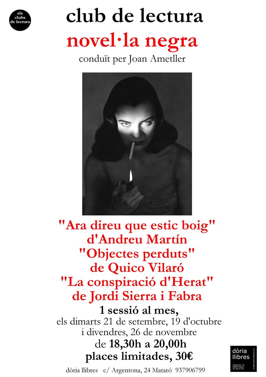 CLUB DE LECTURA DE NOVEL·LA NEGRA - 