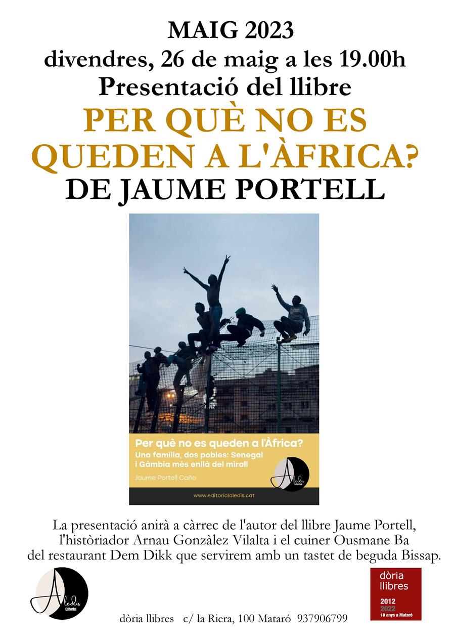 Presentació Per què no es queden a l'Àfrica? - 