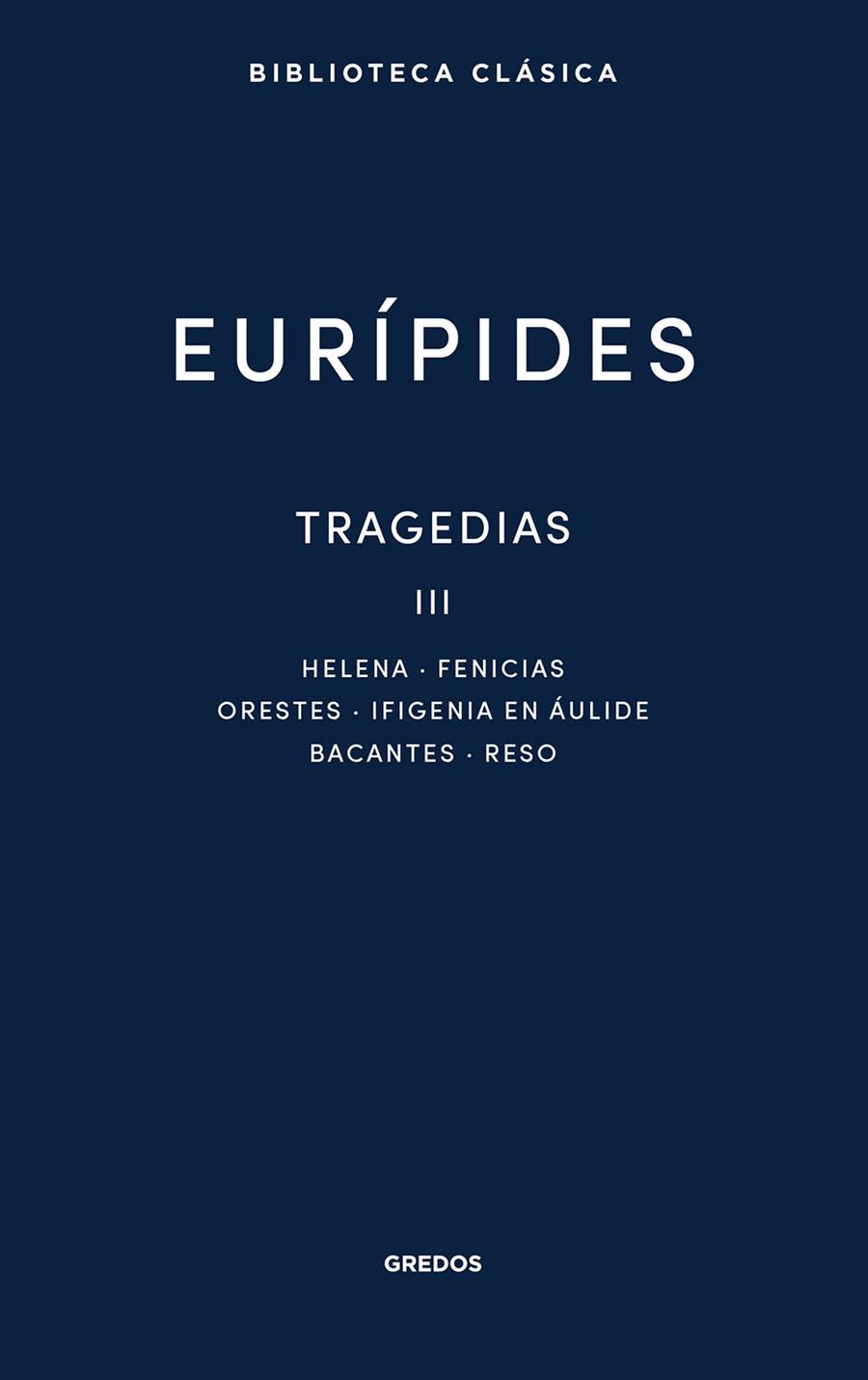 TRAGEDIAS III | 9788424941291 | EURÍPIDES