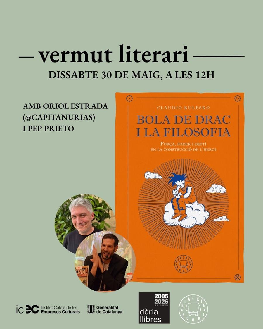 Vermut literari: "Bola de drac i la filosofia"  - 