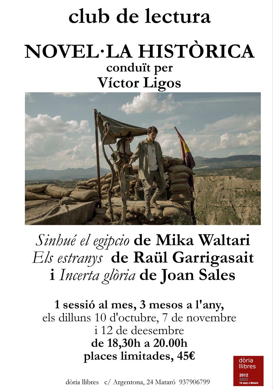 CLUB DE LECTURA NOVEL·LA HISTÒRICA - 