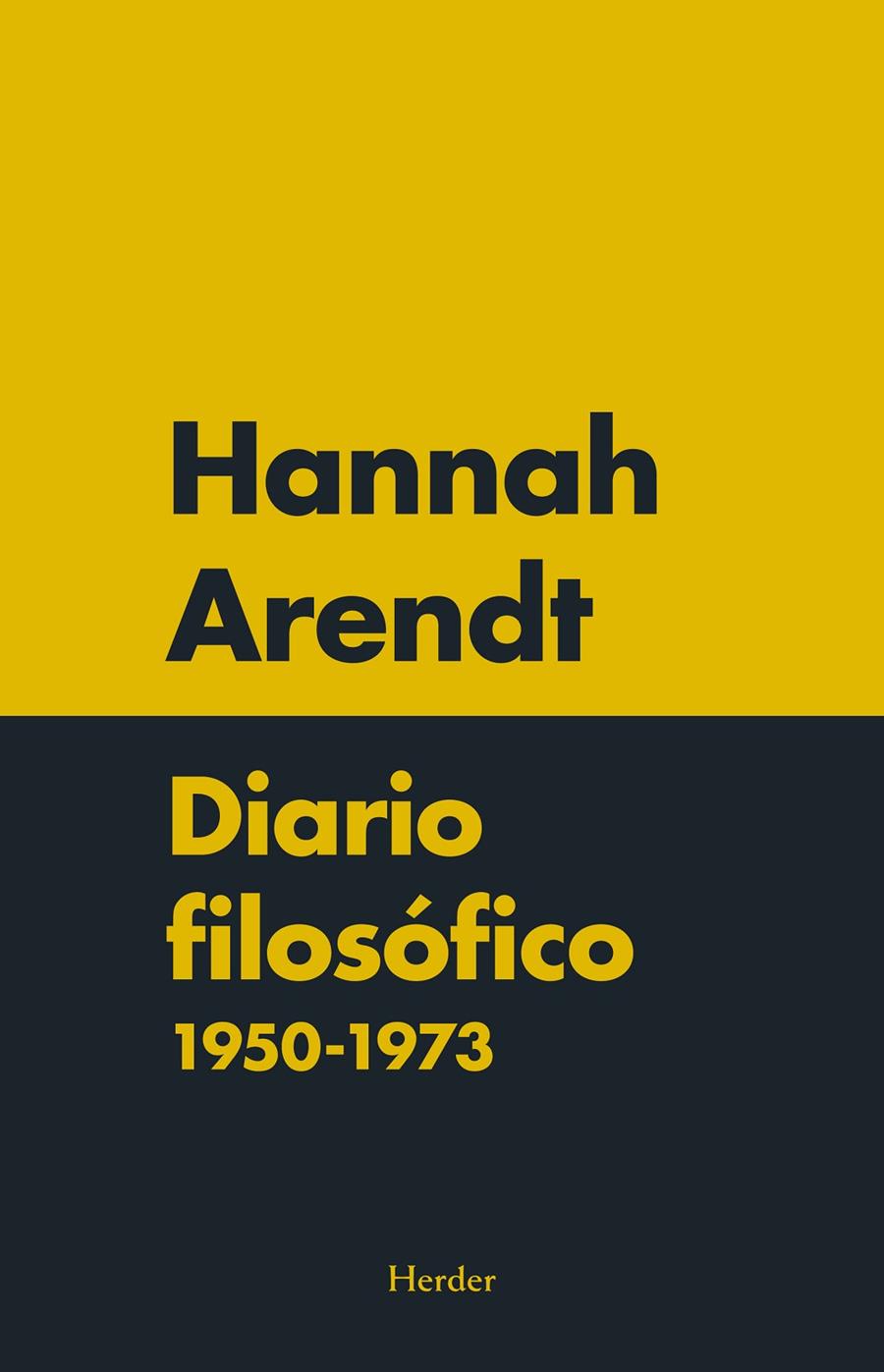 DIARIO FILOSOFICO HANNAH ARENDT | 9788425440823 | HANNAH ARENDT