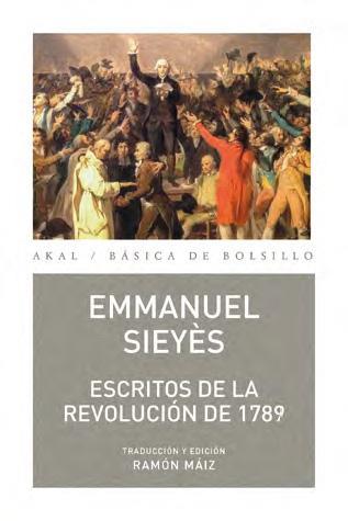 ESCRITOS DE LA REVOLUCIÓN DE 1789 | 9788446048428 | SIEYÉS, EMMANUEL-JOSEPH