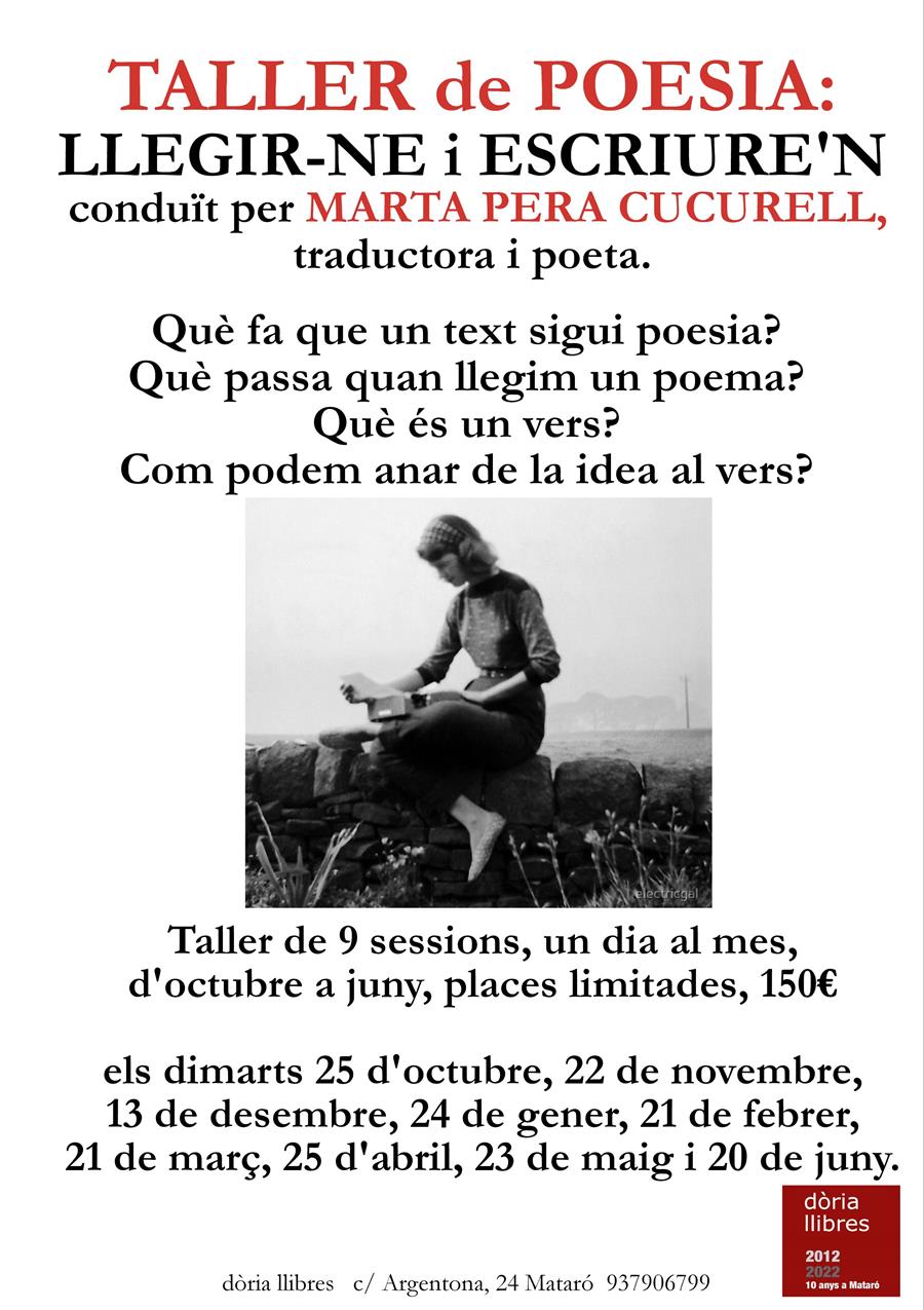 Taller de poesia amb Marta Pera - 
