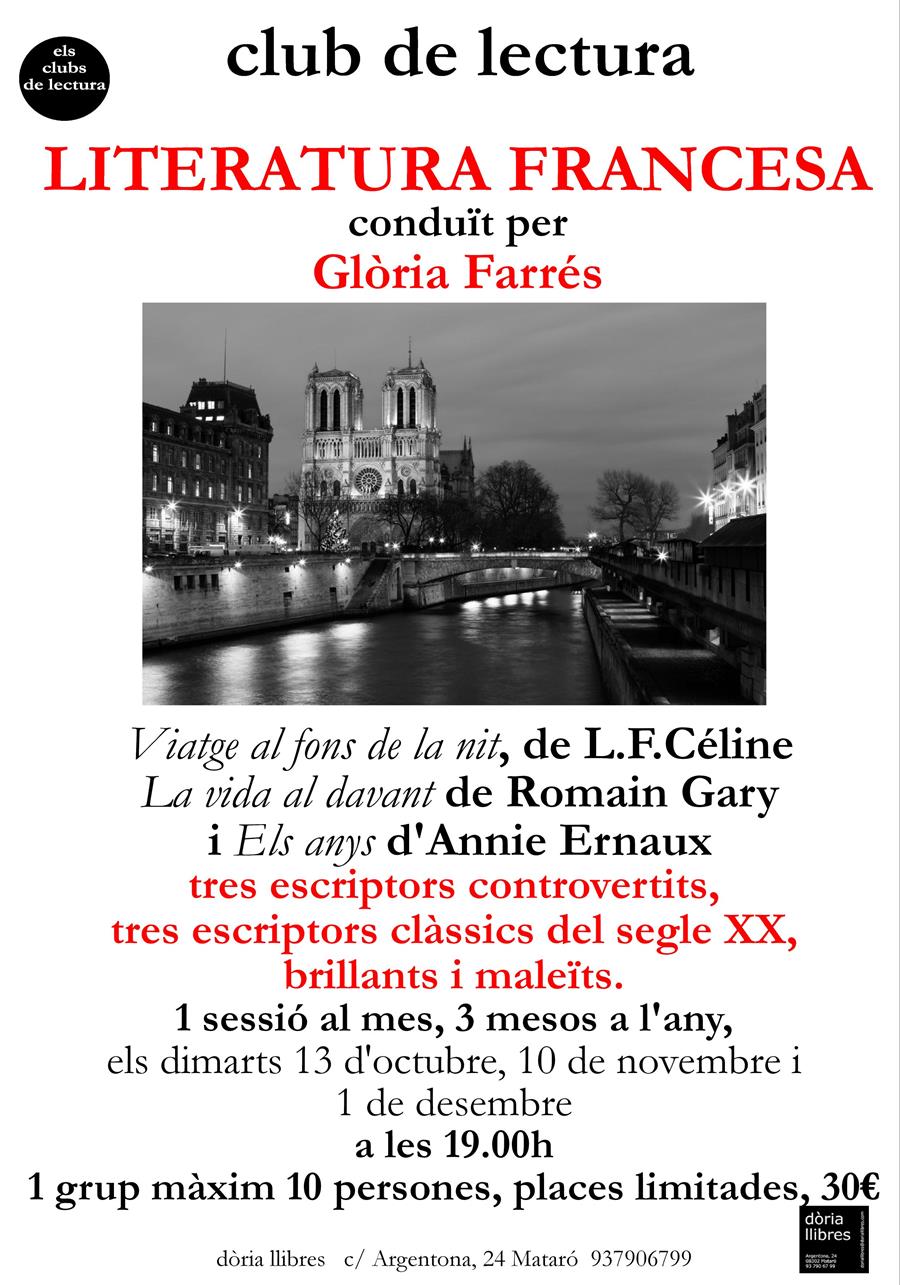 CLUB DE LECTURA DE LITERATURA FRANCESA - 