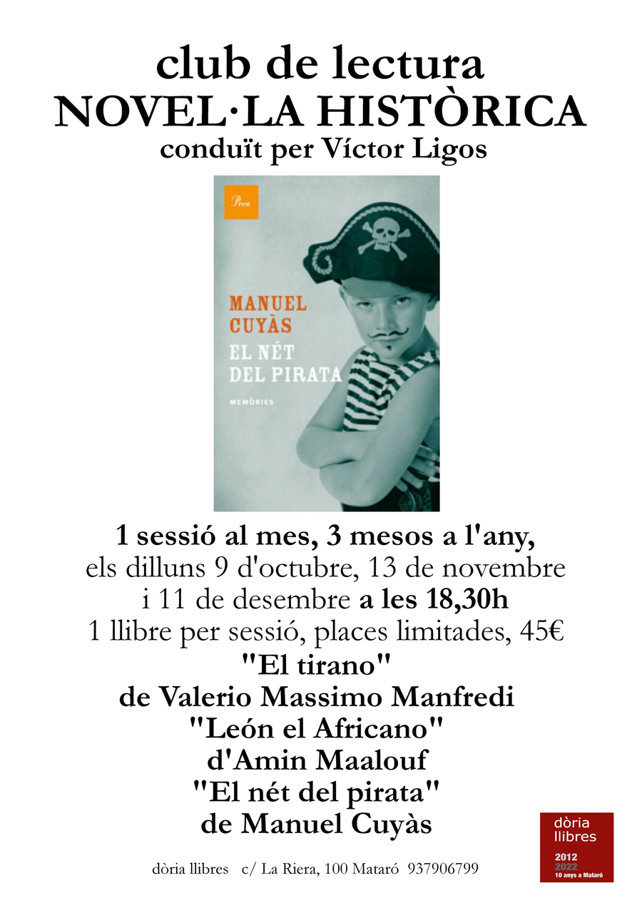 CLUB DE LECTURA NOVEL·LA HISTÒRICA - 