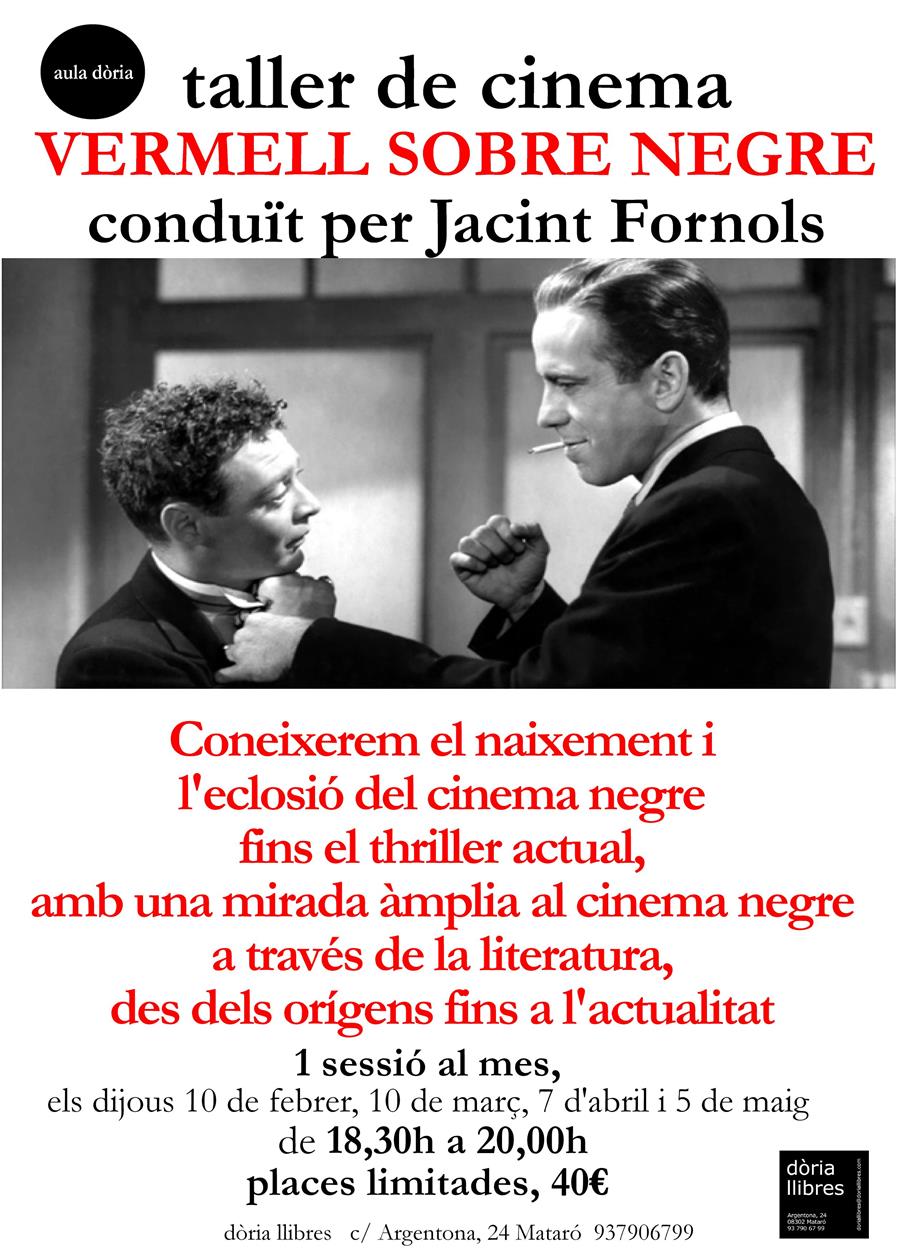 TALLER DE CINEMA VERMELL SOBRE NEGRE - 