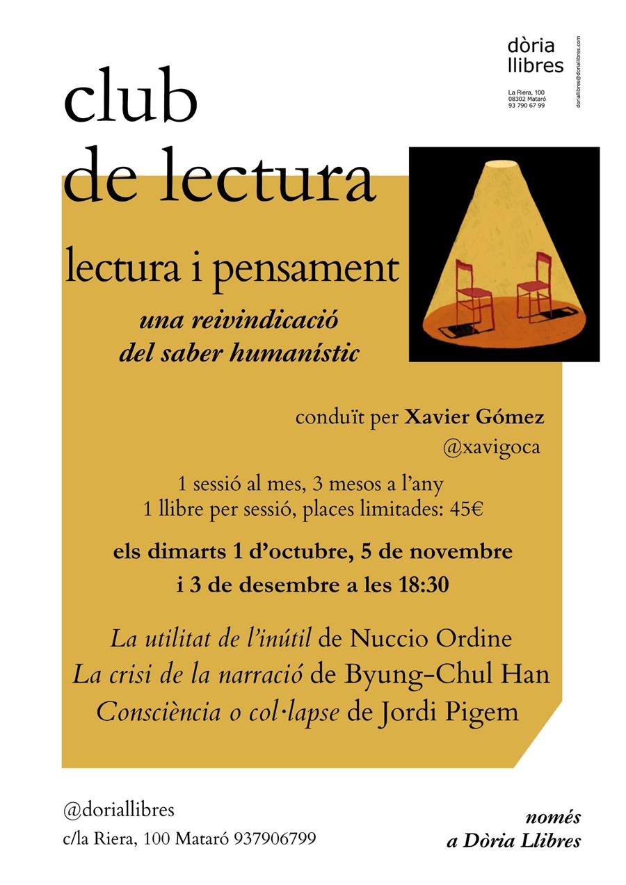 Club de lectura i pensament - 