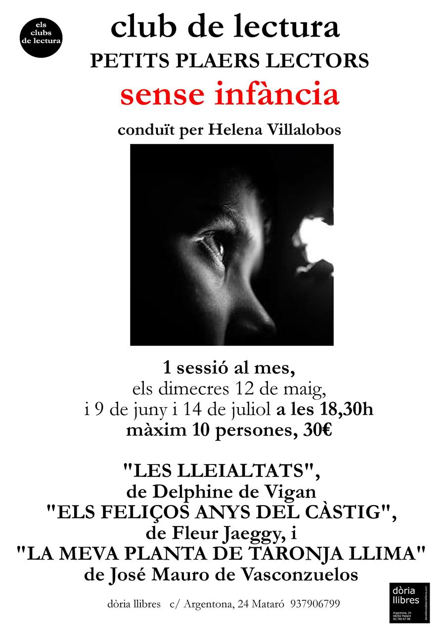 CLUB DE LECTURA PETITS PLAERS LECTORS sense infància - 