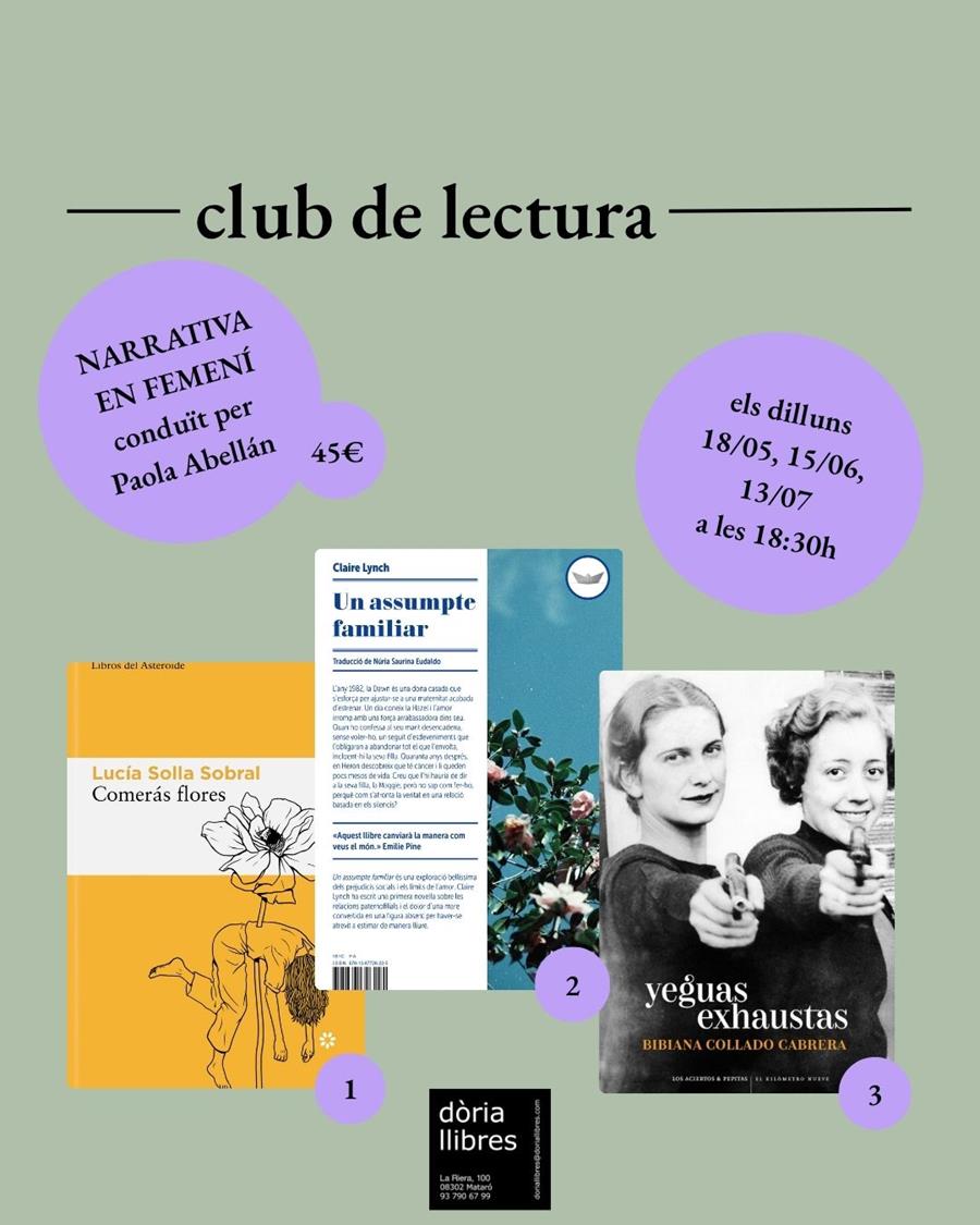 Club de lectura NARRATIVA EN FEMENÍ  - 
