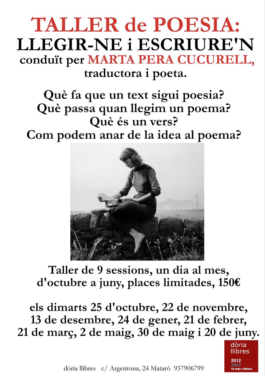 TALLER DE POESIA  - 