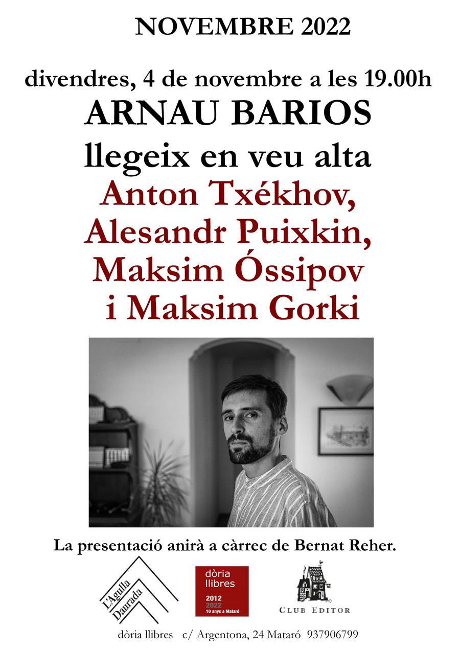 ARNAU BARIOS llegeix en veu alta - 