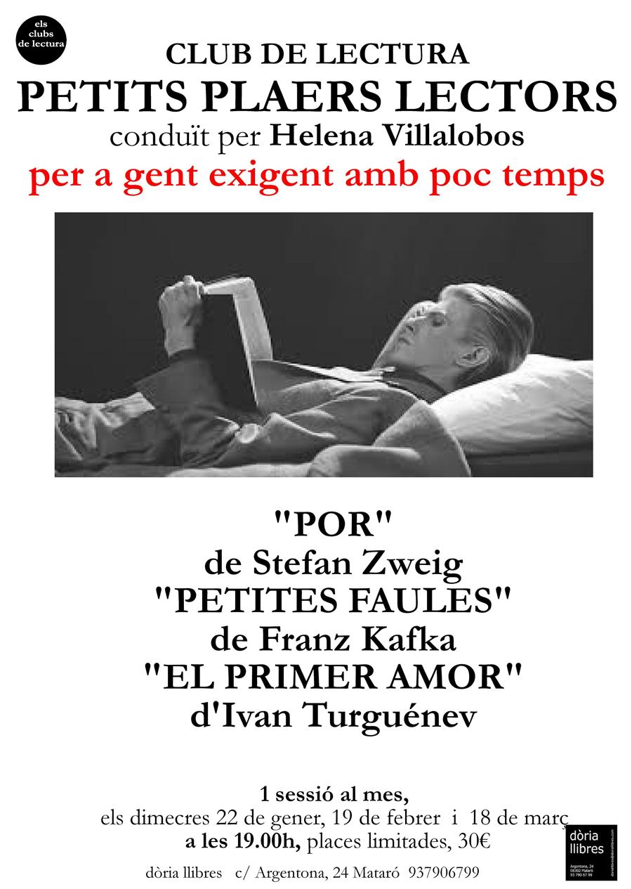 CLUB DE LECTURA. PETITS PLAERS LECTORS - 