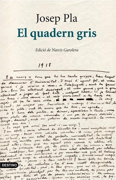 EL QUADERN GRIS. EDICIÓ CRÍTICA | 9788497101394 | PLA, JOSEP