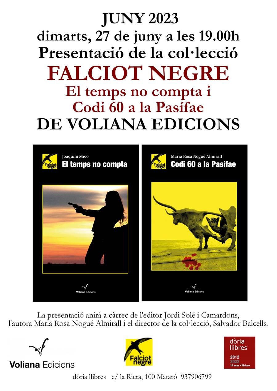 Presentació Col·lecció Falciot Negre - 