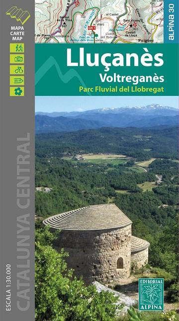 MAPA LLU?ANES. VOLTREGANES, PARC FLUVIAL DEL LLOBR | 9788480909907