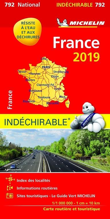 MAPA NATIONAL FRANCIA "ALTA RESISTENCIA" | 9782067236936 | VARIOS AUTORES