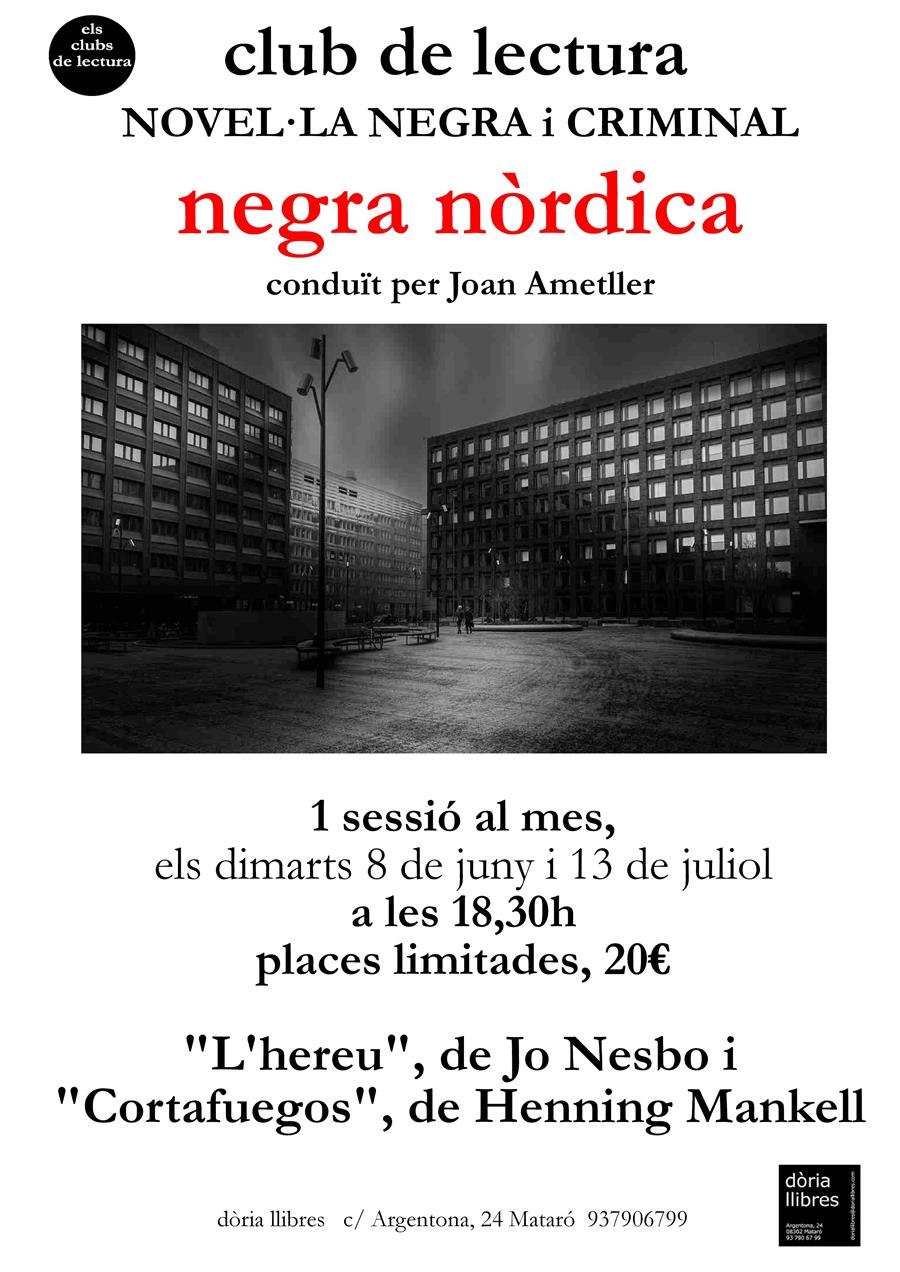 CLUB DE LECURA NOVEL·LA NEGRA negra nòrdica - 