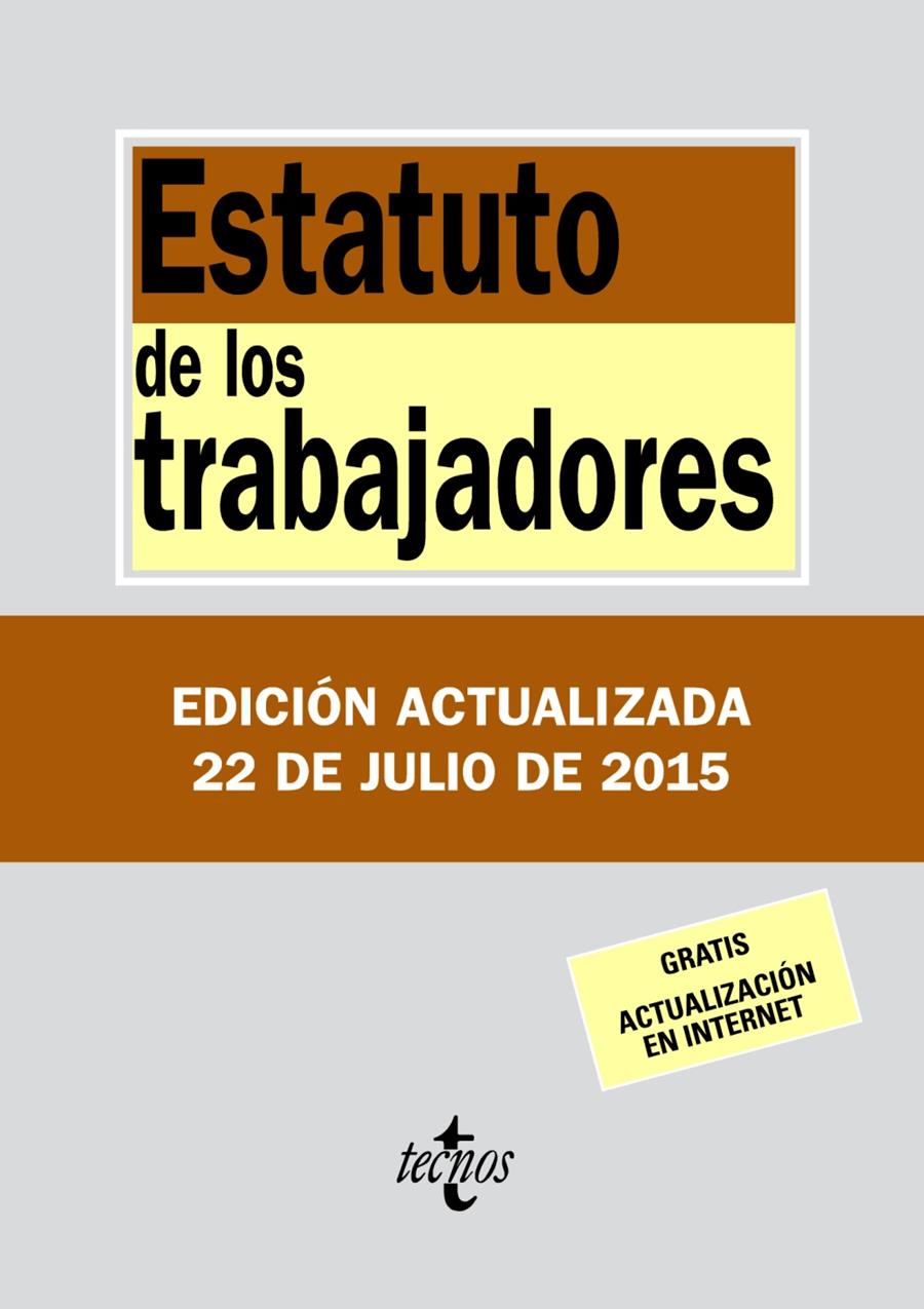 ESTATUTO DE LOS TRABAJADORES | 9788430966158 | EDITORIAL TECNOS