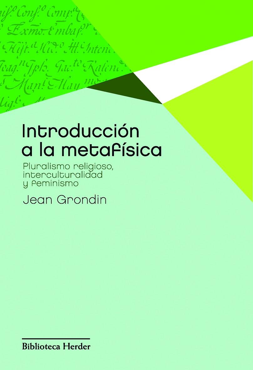 INTRODUCCIÓN A LA METAFÍSICA | 9788425428418 | GRONDIN, JEAN