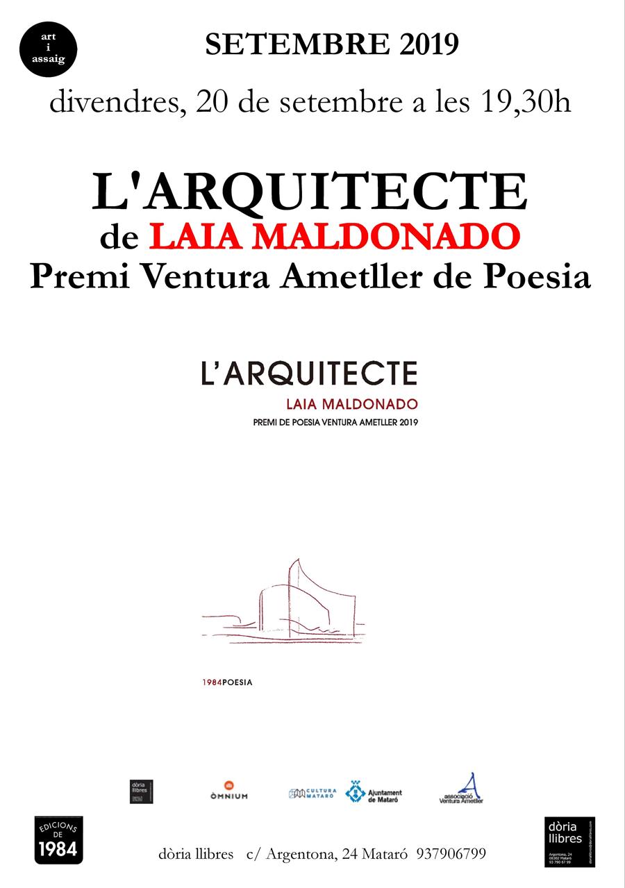 L'ARQUITECTE Premi de poesia Ventura Ametller - 