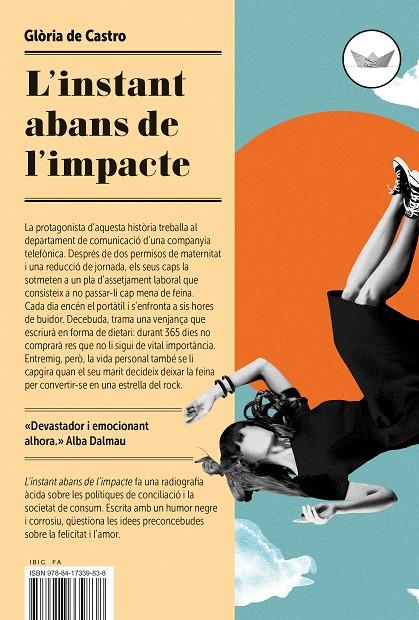 L'INSTANT ABANS DE L'IMPACTE | 9788417339838 | DE CASTRO, GLÒRIA