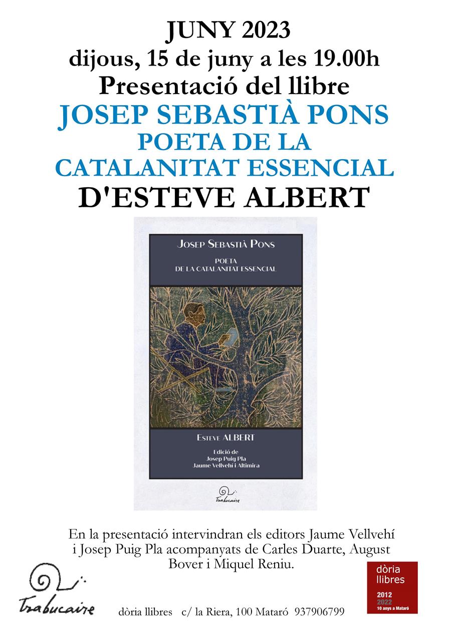 Presentació Josep Sebastià Pons - 
