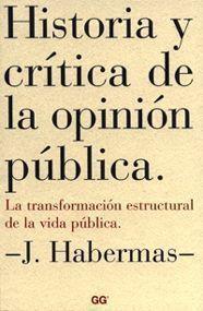 HISTORIA Y CRÍTICA DE LA OPINIÓN PÚBLICA | 9788425220159 | HABERMAS, JURGEN