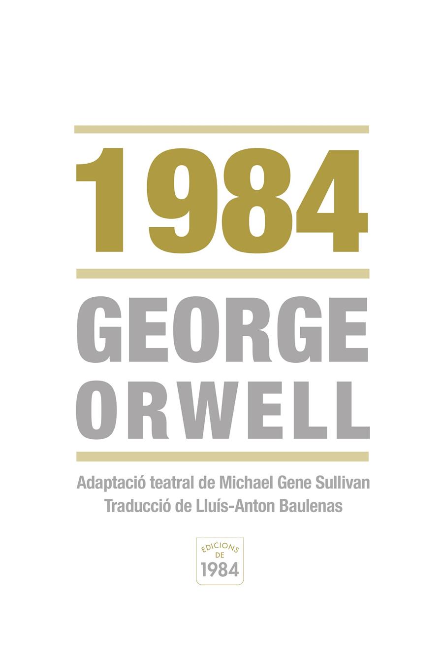 1984 | 9788415835219 | ORWELL, GEORGE/SULLIVAN, MICHAEL GENE