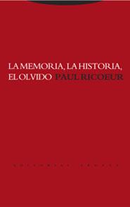 LA MEMORIA, LA HISTORIA, EL OLVIDO | 9788481646047 | RICOEUR, PAUL