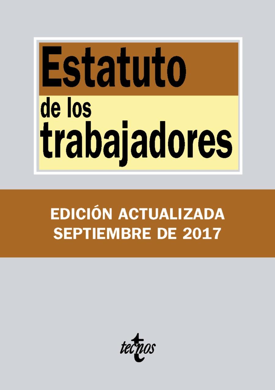 ESTATUTO DE LOS TRABAJADORES | 9788430971855 | EDITORIAL TECNOS