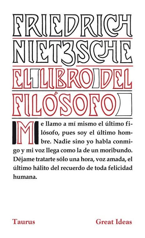 EL LIBRO DEL FILÓSOFO (GREAT IDEAS) | 9788430602216 | NIETZSCHE,FRIEDRICH