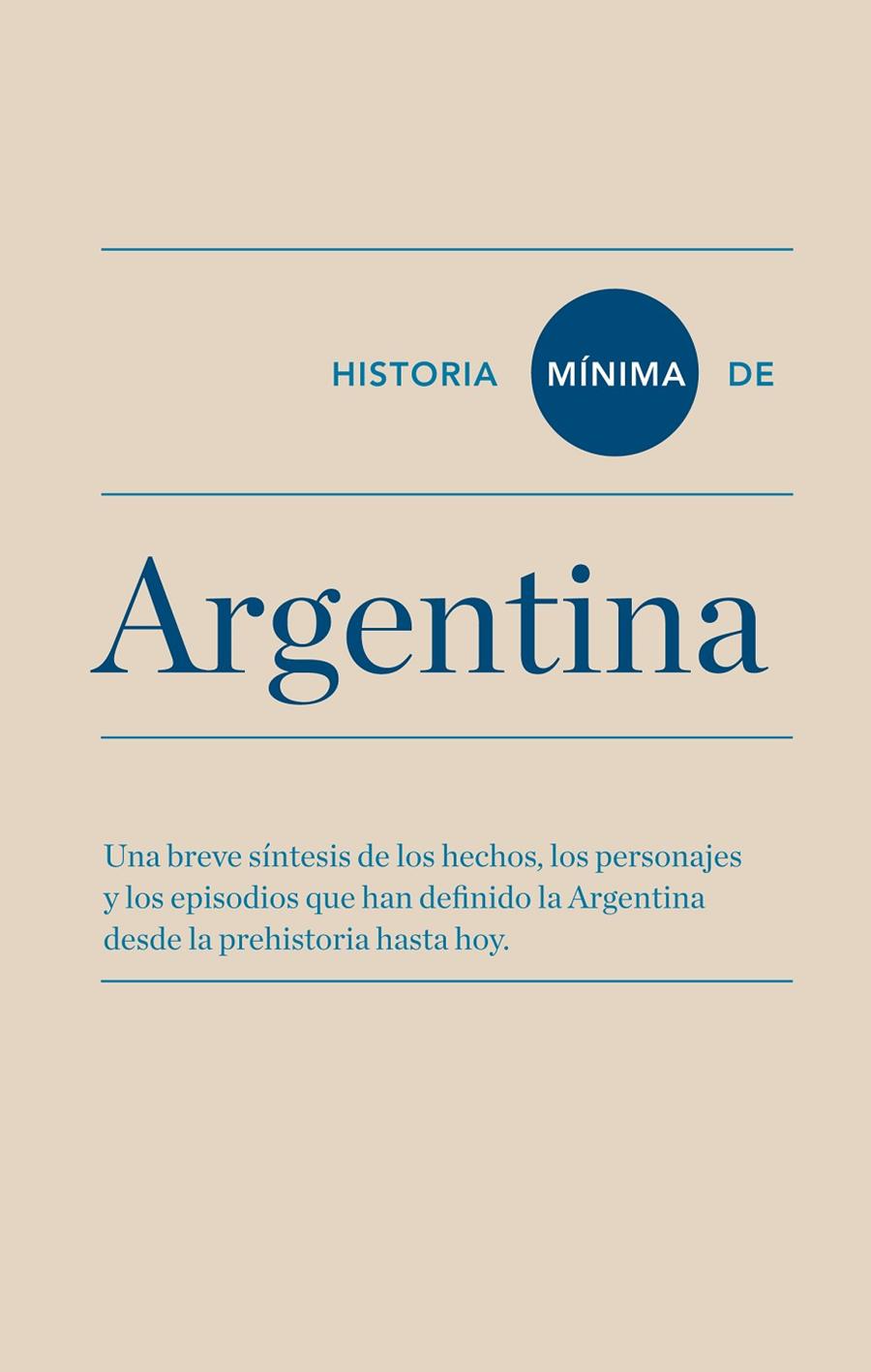 HISTORIA MÍNIMA DE ARGENTINA | 9788415832256 | VVAA
