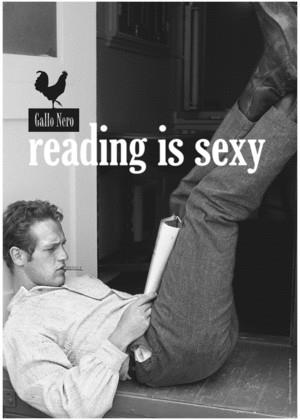 PÓSTER READING IS SEXY - PAUL NEWMAN | 7981901882250