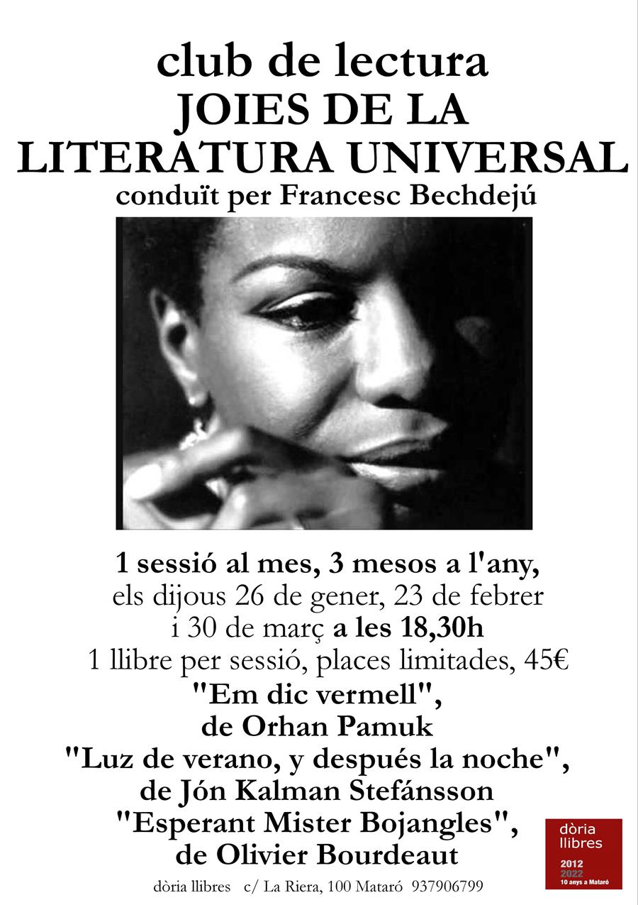 Club de lectura "Joies de la literatura universal" - 